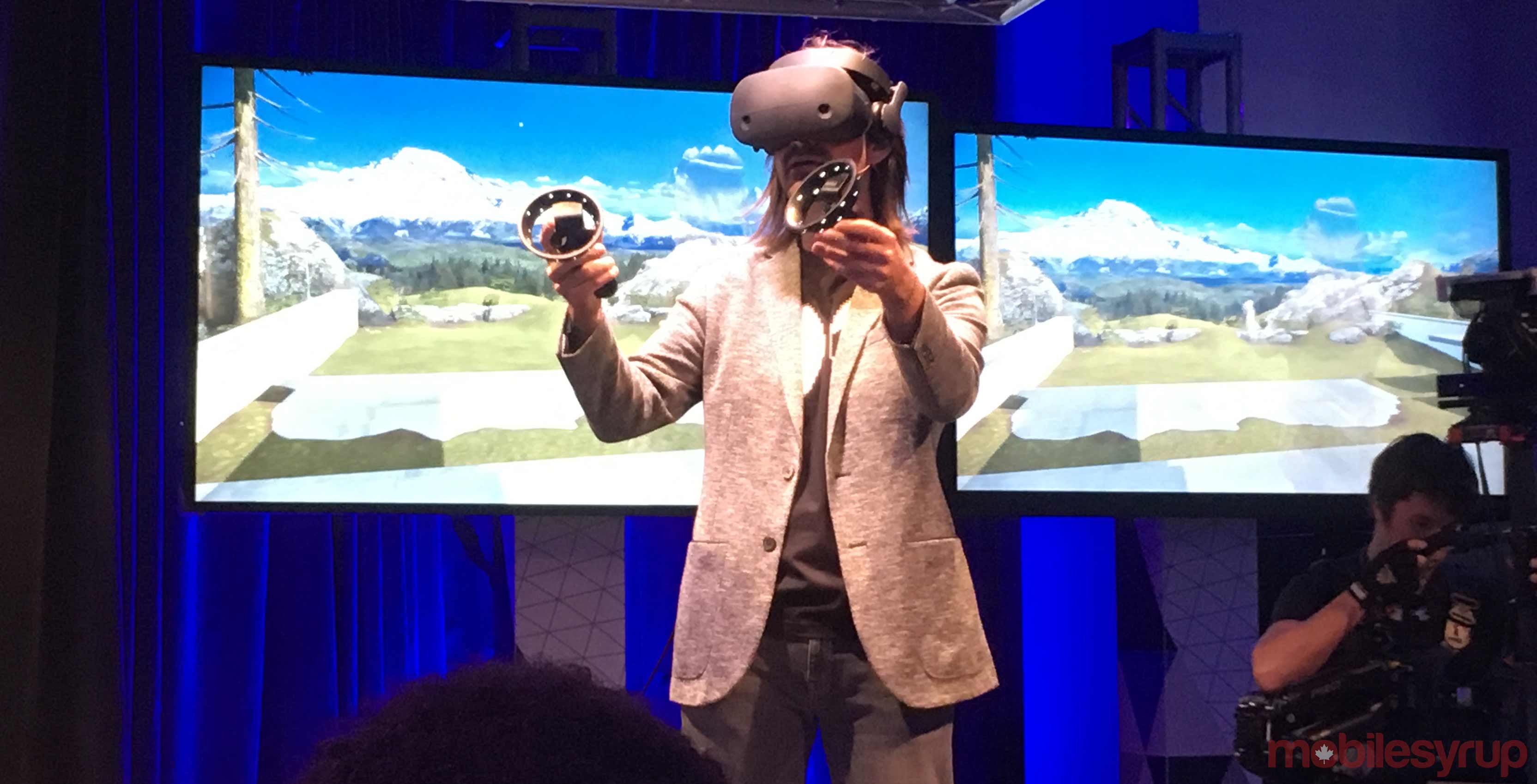 Alex Kipman Windows Mixed Reality demo