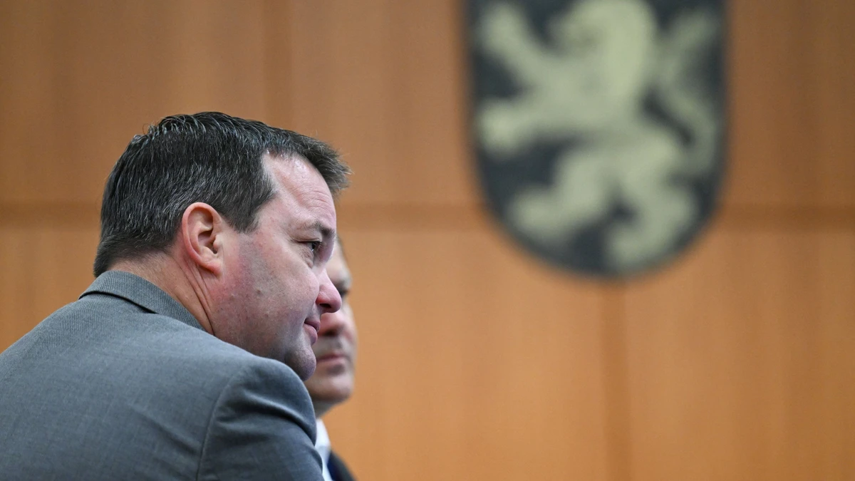 „Wir waren unschuldig in allen Belangen“: Stephan Osnabrügge im Oktober vergangenen Jahres im Frankfurter Landgericht.