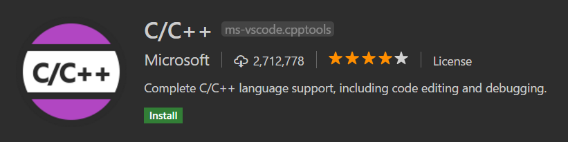 cpp extension